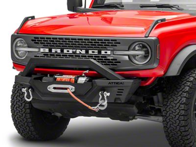 Attica 4x4 Terra Series Modular Front Bumper; Textured Black (21-25 Bronco, Excluding Raptor)