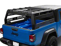 Attica 4x4 Frontier Series Overland Bed Rack; Textured Black (20-25 Jeep Gladiator JT)
