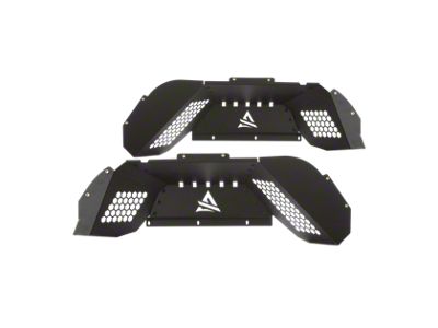 Attica 4x4 Frontier Series Inner Fenders; Textured Black (20-25 Jeep Gladiator JT)