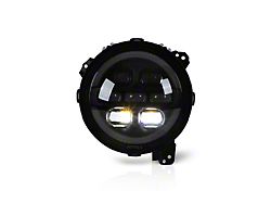 Attica 4x4 Rogue Series LED Projector Headlights; Black Housing; Clear Lens (20-25 Jeep Gladiator JT)