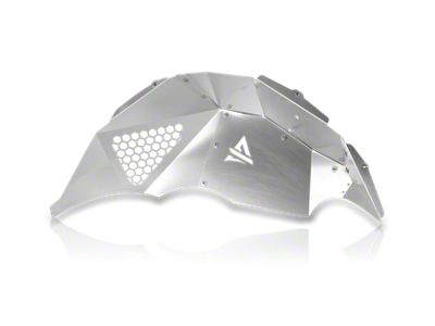 Attica 4x4 Terra Series Inner Fenders; Silver Aluminum (18-25 Jeep Wrangler JL)