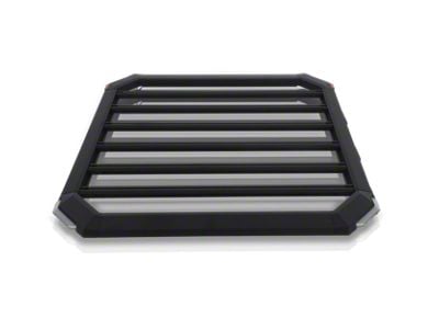 Attica 4x4 Frontier Series Roof Rack with 4 Corner Lights; Black (18-25 Jeep Wrangler JL 4-Door w/ Hard Top)