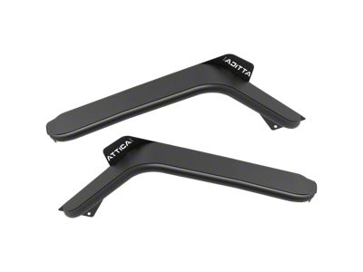Attica 4x4 Terra Series Fender Flares; Front; Textured Black (18-25 Jeep Wrangler JL)