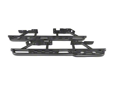 Attica 4x4 Apex Series Rock Sliders; Textured Black (24-26 Tacoma)