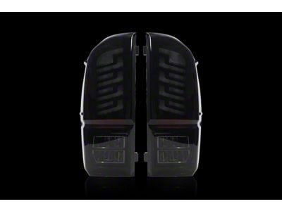 Attica 4x4 Rogue Series LED Tail Lights; Black Housing; Red Lens (16-23 Tacoma)