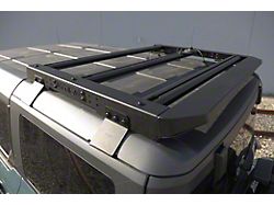 Attica 4x4 Terra Series Compact Roof Rack; Textured Black (21-25 Bronco 4-Door)