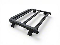 Attica 4x4 Terra Series Compact Roof Rack; Textured Black (21-26 Bronco 4-Door)