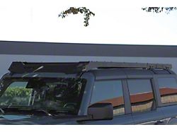 Attica 4x4 Terra Series Full Length Roof Rack; Textured Black (21-25 Bronco 4-Door)