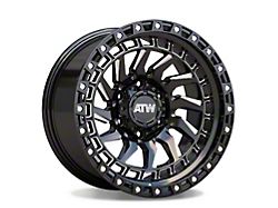 ATW Off-Road Wheels Culebra Gloss Black with Milled Spokes 6-Lug Wheel; 20x9; 10mm Offset (05-21 Frontier)