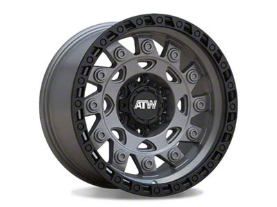 ATW Off-Road Wheels Congo Sand Gunmetal with Black Lip 6-Lug Wheel; 17x9; 0mm Offset (25-26 4Runner)