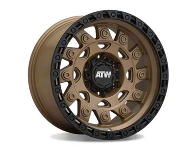 ATW Off-Road Wheels Congo Satin Sand Bronze with Black Lip 6-Lug Wheel; 20x10; -18mm Offset (25-26 4Runner)