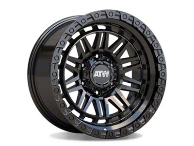 ATW Off-Road Wheels Yukon All Satin Black 6-Lug Wheel; 20x10; -18mm Offset (25-26 4Runner)