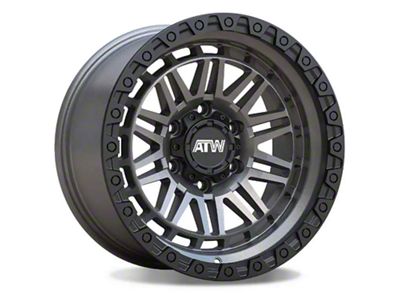 ATW Off-Road Wheels Yukon Satin Gunmetal 6-Lug Wheel; 17x9; 0mm Offset (25-26 4Runner)