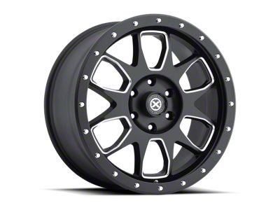 ATX Series AX196 Satin Black with Milled Accents 6-Lug Wheel; 20x9; 45mm Offset (04-15 Titan)