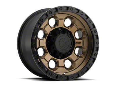 ATX Series AX201 Matte Bronze with Black Lip 6-Lug Wheel; 18x9; 35mm Offset (22-26 Bronco Raptor)
