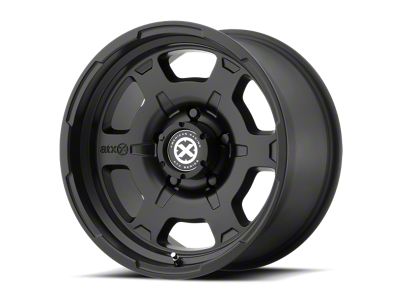 ATX Series Chamber II Satin Black Wheel; 15x10; -43mm Offset (76-86 Jeep CJ7)