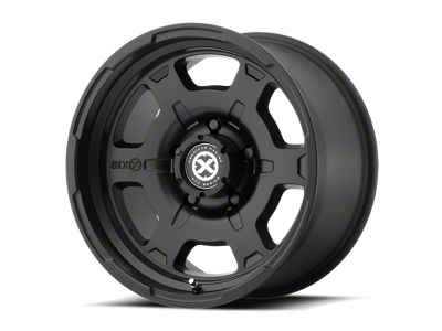 ATX Series Chamber II Satin Black Wheel; 17x9; 18mm Offset (18-25 Jeep Wrangler JL)