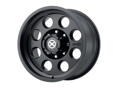 ATX Series Mojave II Satin Black Wheel; 15x8; -19mm Offset (97-06 Jeep Wrangler TJ)