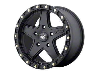 ATX Series Ravine Textured Black Wheel; 17x9; -12mm Offset (18-25 Jeep Wrangler JL)