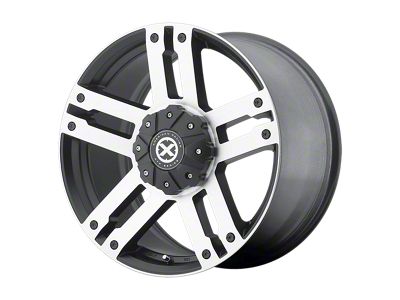 ATX Series Dune Satin Black with Machined Face 6-Lug Wheel; 20x9; 18mm Offset (17-24 Titan)