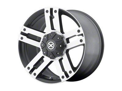 ATX Series Dune Satin Black with Machined Face 5-Lug Wheel; 17x8.5; 30mm Offset (14-21 Tundra)