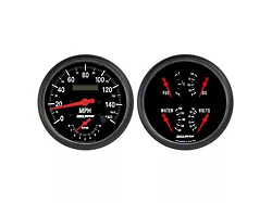 Auto Meter Z-Series 5-Inch Quad and Tachometer/Speedometer Gauge Kit (Universal; Some Adaptation May Be Required)