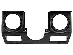 Auto Meter Direct Fit Tach/Speed Gauge Cluster Bezel (87-95 Jeep Wrangler YJ)