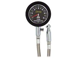 Auto Meter Jeep Series Tire Pressure Gauge; 0-60 PSI