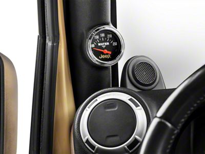 Auto Meter Jeep Series 2-1/16-Inch Water Temperature Gauge; 100-250 Fahrenheit (Universal; Some Adaptation May Be Required)