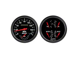 Auto Meter Z-Series 5-Inch Quad and Tachometer/Speedometer Gauge Kit (Universal; Some Adaptation May Be Required)
