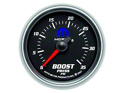 Auto Meter MOPAR Series 2-1/16-Inch Boost Gauge; 0-35 PSI; Mechanical (Universal; Some Adaptation May Be Required)
