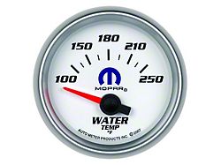 Auto Meter MOPAR Series 2-1/16-Inch Water Temperature Gauge; 100-250 Fahrenheit (Universal; Some Adaptation May Be Required)