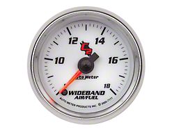 Auto Meter C2 Series 2-1/16-Inch Wideband Air/Fuel Ratio Gauge; 8:1-18:1 AFR (Universal; Some Adaptation May Be Required)