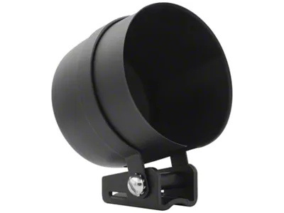 Auto Meter Pedestal Gauge Mount with Black Cup; 3-1/8-Inch (Universal; Some Adaptation May Be Required)
