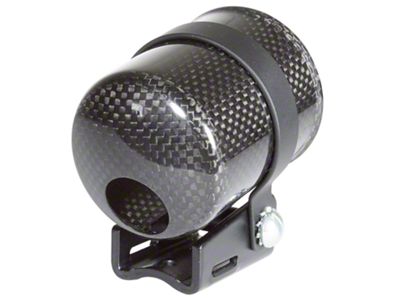 Auto Meter Pedestal Gauge Mount with Carbon Fiber Cup; 2-1/16-Inch (Universal; Some Adaptation May Be Required)