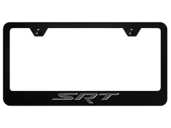 Autogold SRT License Plate Frame; Ghost (Universal; Some Adaptation May Be Required)
