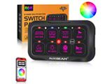 AR-800 Series RGB 8-Gang Multifunction Switch Panel with App (Universal; Some Adaptation May Be Required)