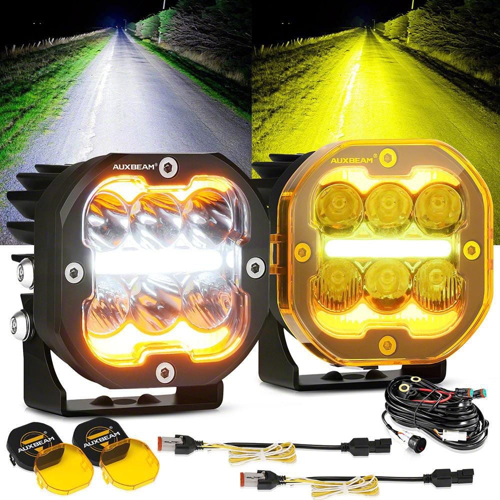 Auxbeam Jeep Wrangler XP-ULTRA Series 3-Inch 6-Mode LED