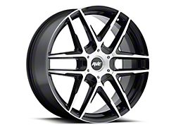 Avenue A613 Gloss Black Machined 6-Lug Wheel; 22x9; 35mm Offset (22-26 Bronco Raptor)