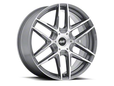 Avenue A613 Silver Machined 6-Lug Wheel; 22x9; 35mm Offset (22-26 Bronco Raptor)