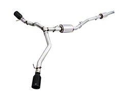 AWE Tread Edition Dual Exhaust System with Black Diamond Tips; Side Exit (20-25 3.6L Jeep Gladiator JT)