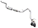 AWE 0FG Single Exhaust System with Diamond Black Tips; Side Exit (24-26 Tacoma)