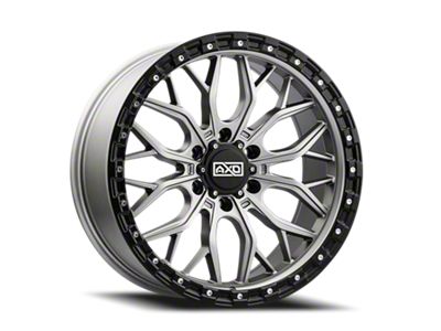 AXD Offroad AS1 Satin Titanium with Black Lip 6-Lug Wheel; 20x9; 0mm Offset (16-23 Tacoma)