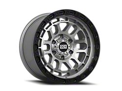 AXD Offroad AS4 Titanium with Black Lip 6-Lug Wheel; 17x8.5; 0mm Offset (21-26 Bronco, Excluding Raptor)