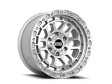 AXD Offroad AS4 Machine Face Silver Accent Wheel; 17x8.5; 0mm Offset (99-04 Jeep Grand Cherokee WJ)