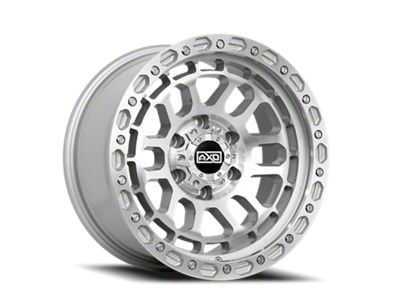 AXD Offroad AS4 Machine Face Silver Accent Wheel; 17x8.5; 0mm Offset (99-04 Jeep Grand Cherokee WJ)