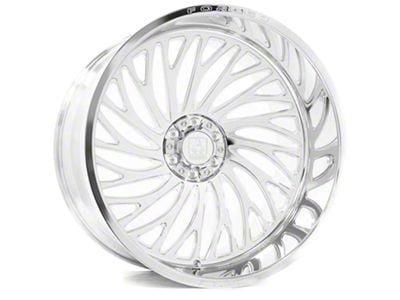 Axe Wheels AF10 Forged Fully Polished 6-Lug Wheel; Left Directional; 22x12; -44mm Offset (24-25 Tacoma)