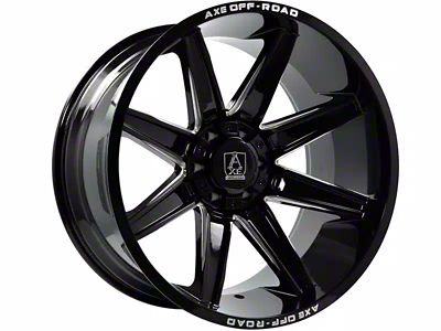 Axe Wheels Atremis Gloss Black Milled 6-Lug Wheel; 20x10; -19mm Offset (24-25 Tacoma)