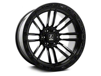 Axe Wheels Icarus Satin Black Wheel; 22x12; -44mm Offset (20-25 Jeep Gladiator JT)