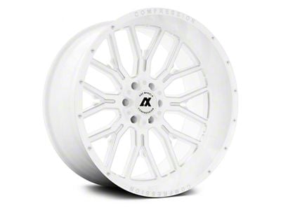 Axe Wheels AX6.3 White Wheel; 22x12; -44mm Offset (07-18 Jeep Wrangler JK)